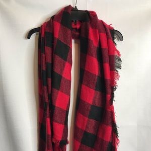 Buffalo Plaid Blanket Scarf